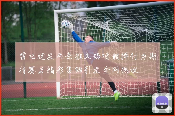雷记连发两条推文怒喷假摔行为期待赛后精彩集锦引发全网热议